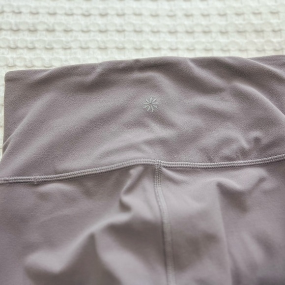 Athleta Elation Asymmetrical 7/8 Tight in Powervita Colorblock Lilac Stone - Picture 11 of 16